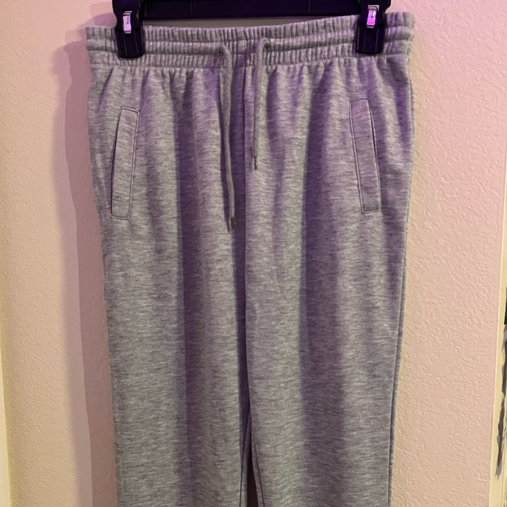 SHEIN Grey Stacked Sweatpants
